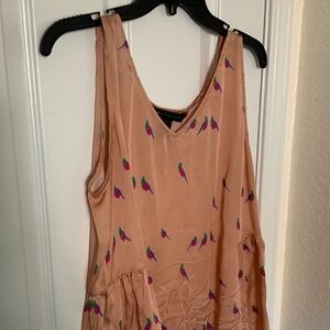 Marc Jacobs printer silk sleeveless blouse  - L